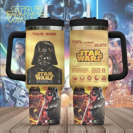 Custom Disney Star Wars 40oz Tumbler, Star Wars Tumbler Cup, Darth Vader Insulated Tumbler, Galaxy's Edge Coffee Tumbler, Disneyland Gi