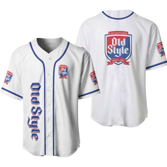 Old Style Beer Baseball Jersey Shirt, Beer Lovers Gift
