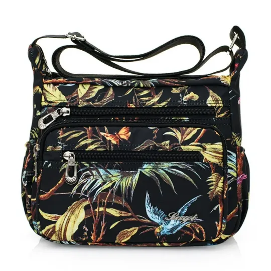 JUNTEX Floral Multi-Pocket Crossbody Bags