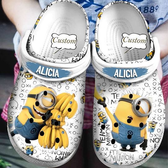 Discover Custom Minions Cartoon Clog Shoes