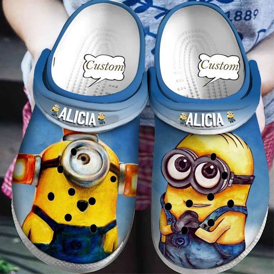 Discover Custom Minions Cartoon Clog Shoes