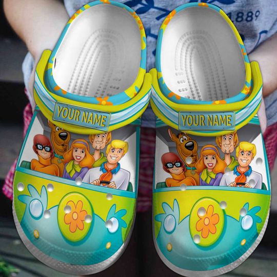 Custom Scooby-Doo Cartoon Clog Shoes