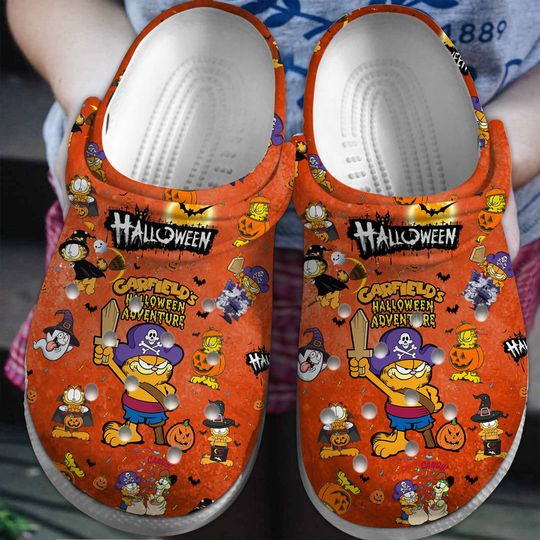 Garfield Cartoon Movie Clog Shoes