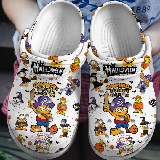 Garfield Cartoon Movie Clog Shoes