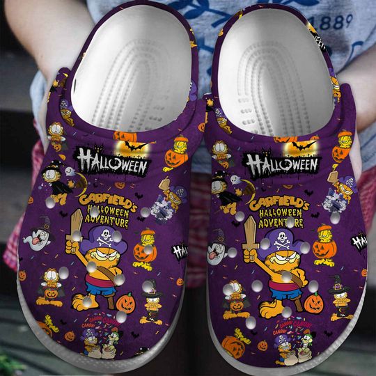 Garfield Cartoon Movie Clog Shoes