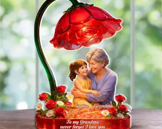 To my Grandma - Personalized Self Love Acrylic LED Night Light