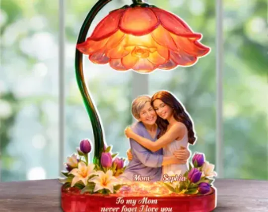 To my mom - Personalized Self Love Acrylic LED Night Light