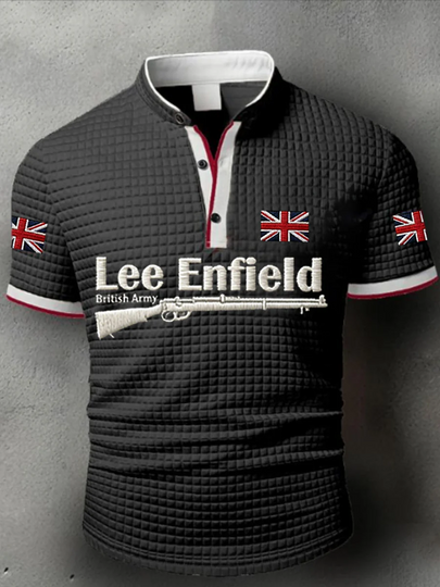 Men's Lee–Enfield Waffle Polo Shirts