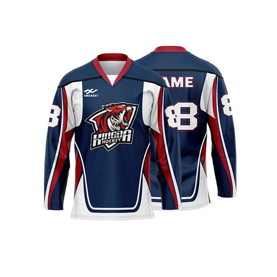 Discover Customized Tackle Twill Printed Hockey Jerseys Team Sublimation Hockey Uniform
