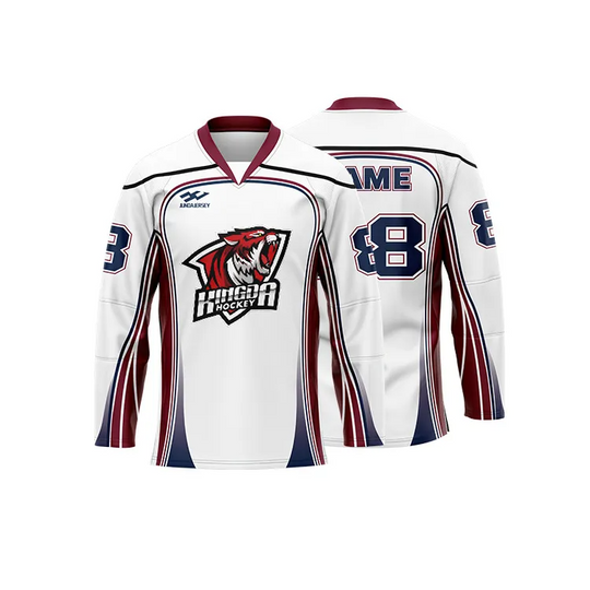 Discover Customized Tackle Twill Printed Hockey Jerseys Team Sublimation Hockey Uniform