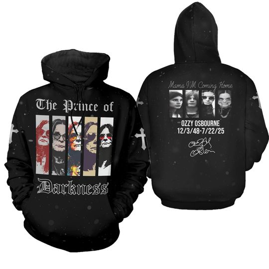 Ozy Osbourne 3D Hoodie 2025 Special Edition Gift For Fan
