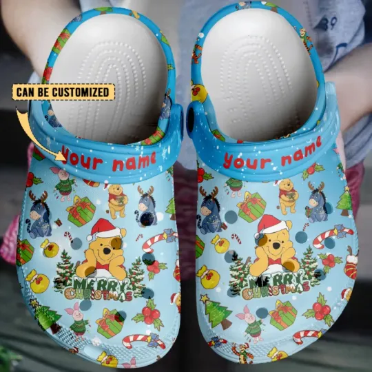 Winnie The Pooh Cartoon Clog Shoes