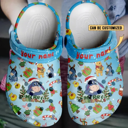 Eeyore Winnie The Pooh Cartoon Clog Shoes