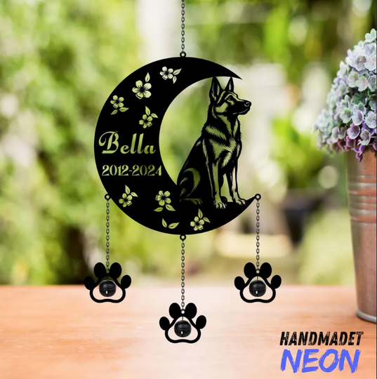 Explore Shape Powder Coated Metal Sign With Hanging Charms