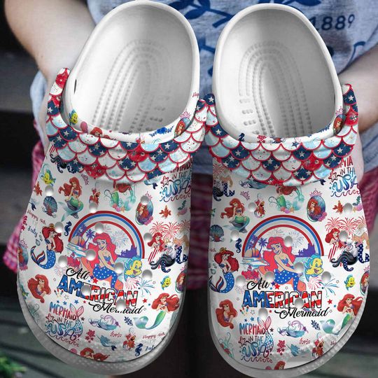 Discover The Little Mermaid Cartoon Movie Clog Shoes