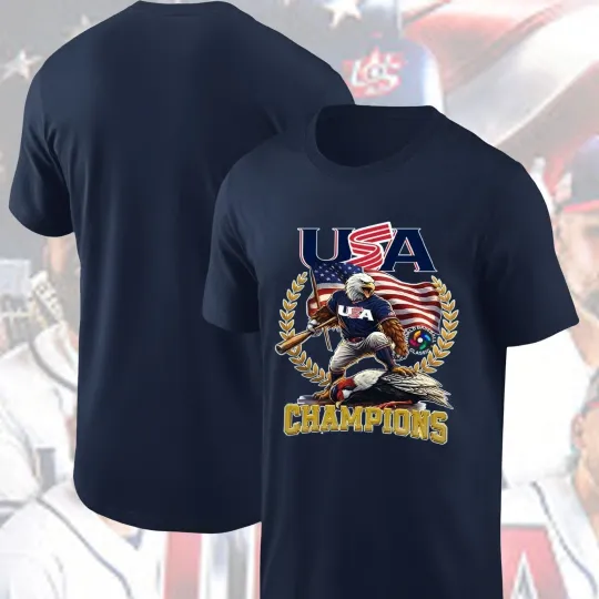 Discover Champions 2026 Team USA World Baseball Classic Shirt, 2026 USA Champions Shirt