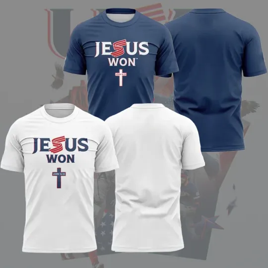 Discover USA Team Baseball Jesus Won John 16 33 - 2026 World Baseball Classic T-shirt