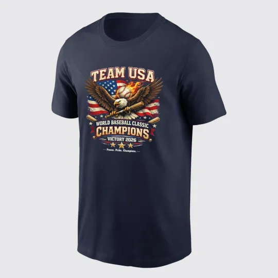 Discover USA Team Baseball 2026 World Baseball Classic Champions Shirt