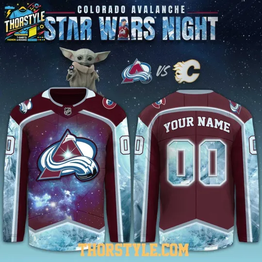 Discover Personalize Colorado Avalanche Star Wa.rs Night 2026 Hockey Shirt Men's Fan Gear