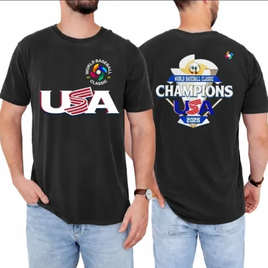Discover 2026 World Baseball Classic USA Team TShirt