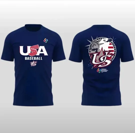 Discover 2026 World Baseball Classic USA Team T Shirt