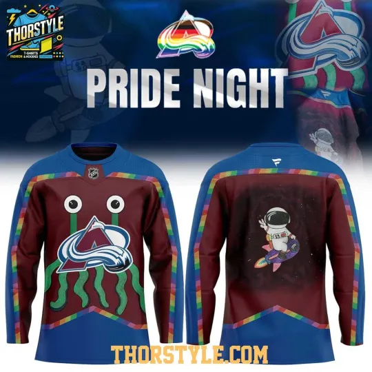 Discover Personalized Colorado Avalanche Pride Night 2026 x Sam Lyles Hockey Shirt Men's