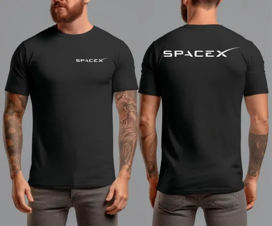 Discover SpaceX Tesla Cybertruck T-Shirt - Elon Musk Optimus Dual-Sided T-Shirt