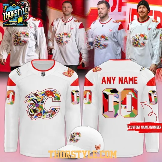 Discover Personalized Calgary Flames Pride Night Celebrating 2026 Hockey Shirt Fan Gear
