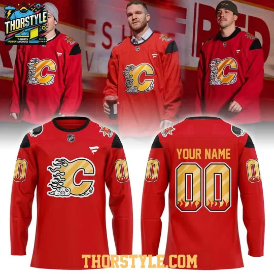 Discover Personalized Calgary Flames East Asian 2026 Night Hockey Shirt Men's Fan Gear