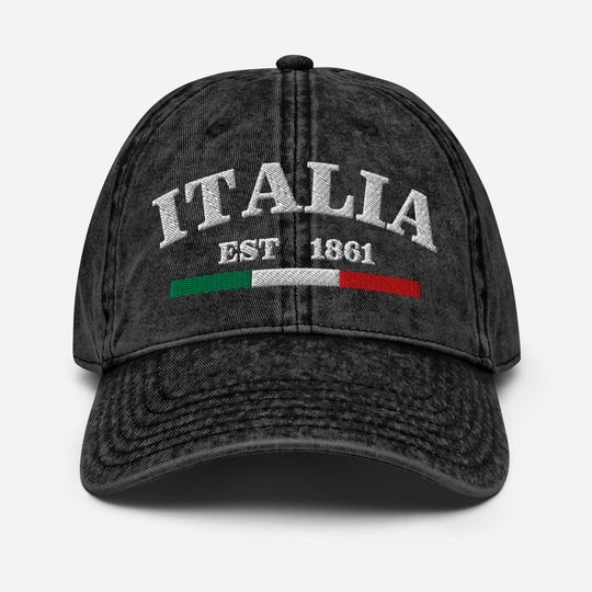 Discover Italia - Premium Vintage Cotton Twill Cap