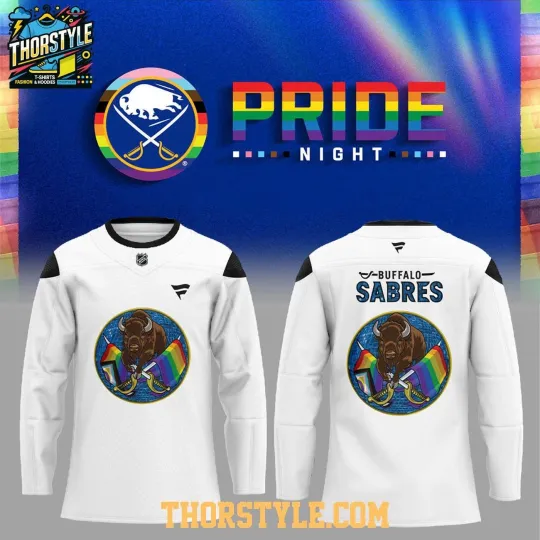 Discover Personalized Buffalo Sabres 2025-26 Pride Night Hockey Shirt Men's Fan Gear