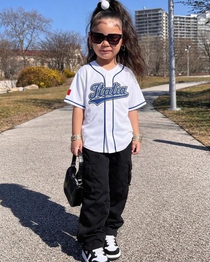 Discover Personalized Italia Baseball Jersey, Custom Italian Flag Team Uniform, Men Women Kids Shirt