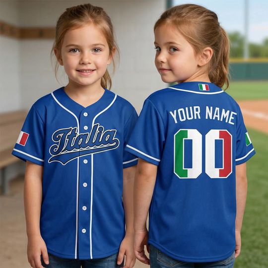 Discover Man's Italy WBCC Baseball Jersey White All Printed Customized Fan Shirt, Italy Jersey For Fan Gifts