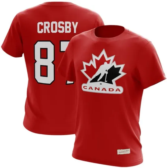 Discover Men's Hockey Canada Sidney Crosby Double Sided T-Shirt