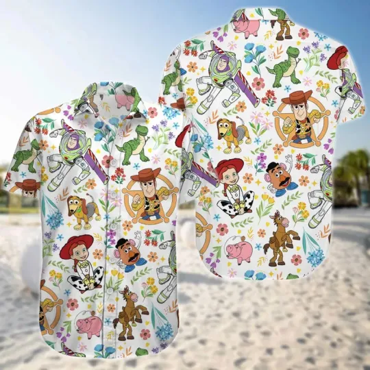 Discover Disney Toy Story Hawaiian Shirt, Woody Buzz Hawaiian  Shirt