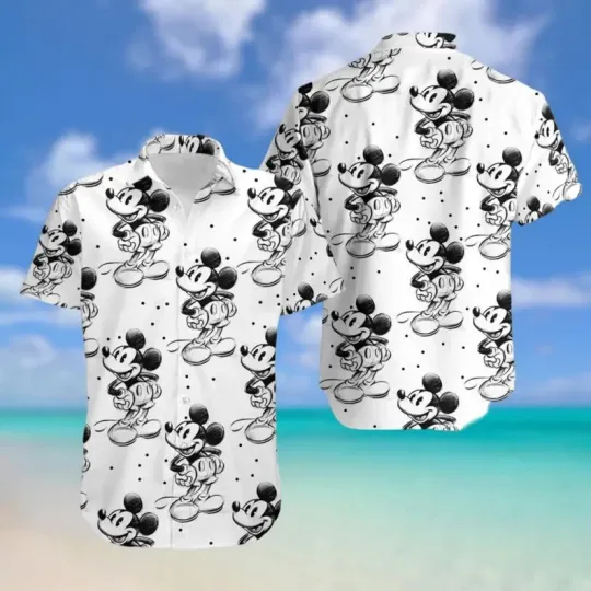 Discover Disney Mickey Mouse Aloha Hawaiian Shirt #1