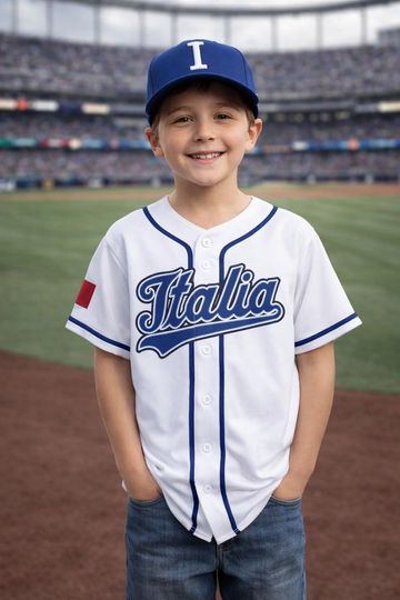 Discover Italia Baseball Jersey Custom Name Number, Personalized Italian Flag Team Uniform for Men Women Youth Kids, Custom Baseball Shirt 2026