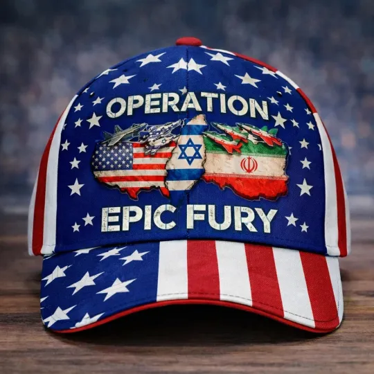 Discover Operation Epic Fury USA Classic Cap - Print Hat, One Size
