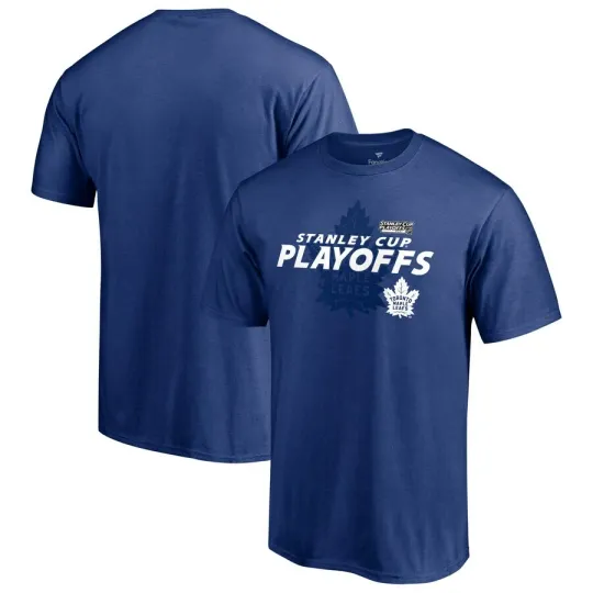 Discover Men's Toronto Maple Leafs 2021 Stanley Cup Playoffs Bound Turnover T-Shirt