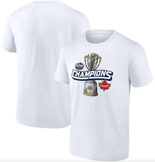 Discover Men's Canada 2025 4 Nations Face-Off Champions T-Shirt