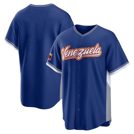Discover Venezuela Royal Baseball Jersey,2026 World Baseball Classic,Limited PRINTED Jersey Man/Youth size