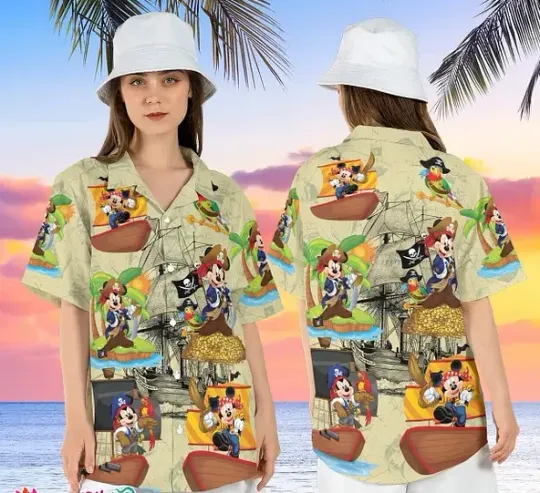 Discover Disney Mickey Pirate Carib Trouble Beach Friends Halloween Beach Summer Holiday