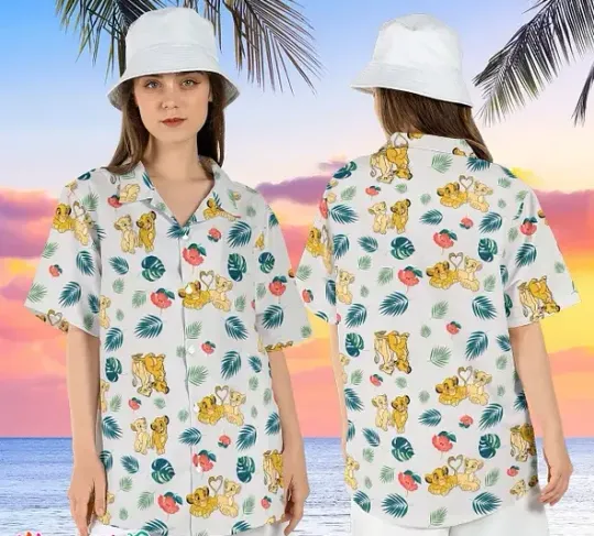 Discover Disney Lion King Simba Nala Hibiscus Beach Summer Beach