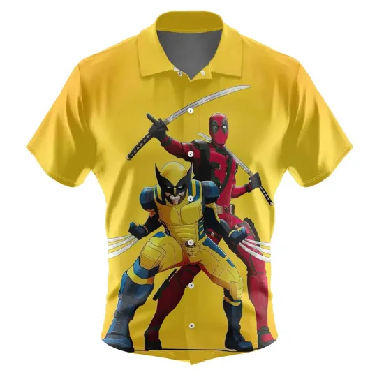 Discover Disney Deadpool And Wolverine Hawaiian Shirt