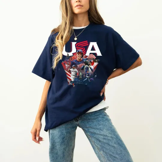 Discover USA  Baseball 2026 World Baseball Classic Tshirt