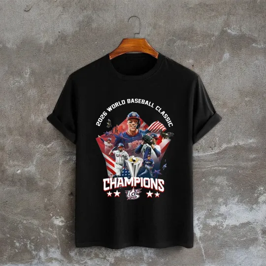 Discover USA Baseball 2026 World Baseball Classic Champions Tshirt