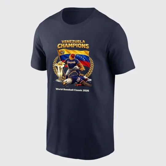 Discover Venezuela Baseball Team Champions 2026 World Baseball Classic T-shirt
