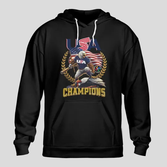Discover USA Team 2026 World Baseball Classic Champions Hoodie Pullover Shirt