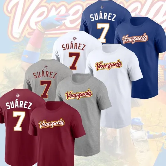 Discover Eugenio Suárez #7 Venezuela Baseball Team 2026 World Baseball Classic Fans