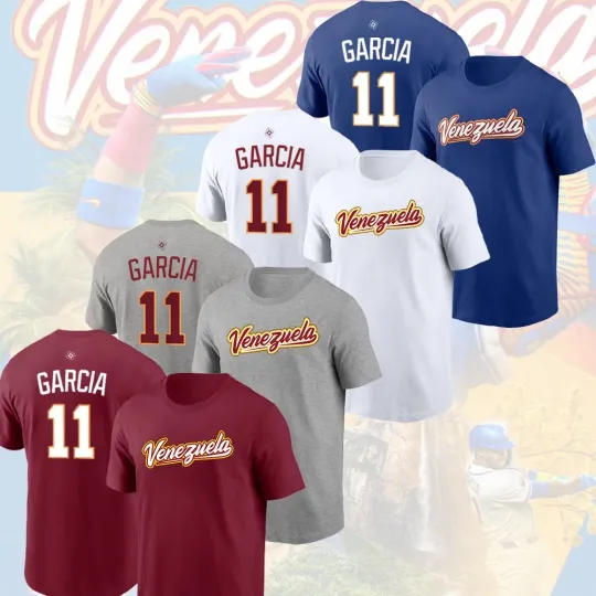 Discover Maikel Garcia #11 Venezuela Baseball Team 2026 World Baseball Classic